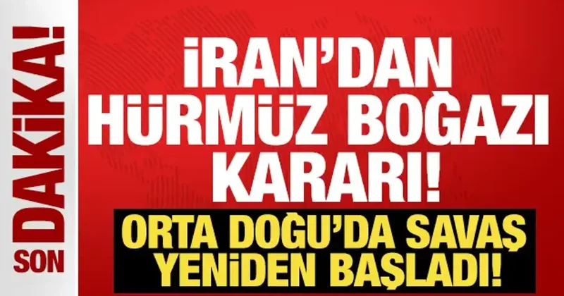 İran dan Hürmüz Boğazı kararı! İki gemiyi vurduk