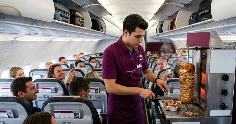 Ünlü havayolu şirket uçaklarda döner satmaya başladı Sözcü Gazetesi