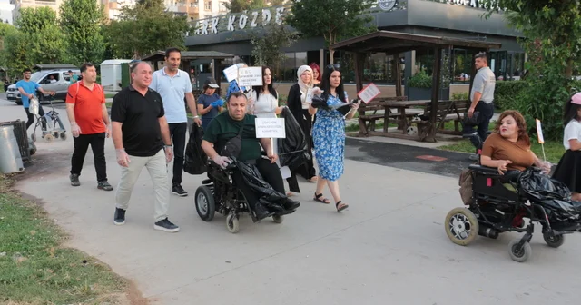 Cizre de engelli bireylerden temizlik çalışması Şırnak Haberleri