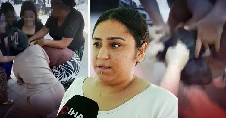 Bebeğinin yanında dövüp üzerindeki kıyafetleri çıkardılar! Genç kadın o anları anlattı... Evinin etrafına bırakıp polise şikayet ederiz tehdit ediyorlar