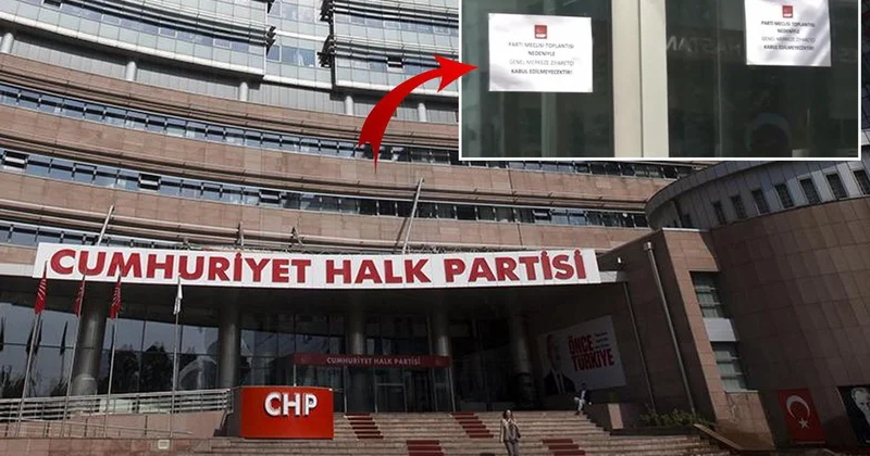 PM toplantısı öncesi CHP Genel Merkezi ne ziyaretçi girişi yasaklandı