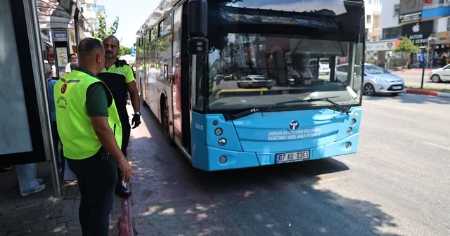 Büyükşehir den otobüslere sıkı takip Havalar ısındı klima denetimleri arttı Antalya Haberleri