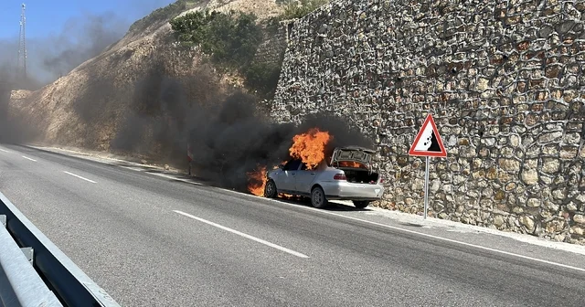 Otomobili alev alev yanan adam, Cana geleceğine mala gelsin diyerek kendini teselli etti Hatay Haberleri