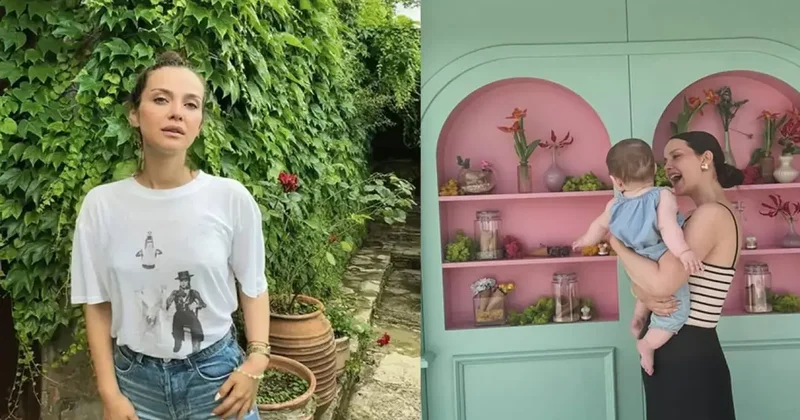 Kızına kendi soyadını vermişti! İrem Helvacıoğlu ndan kızıyla paylaşım