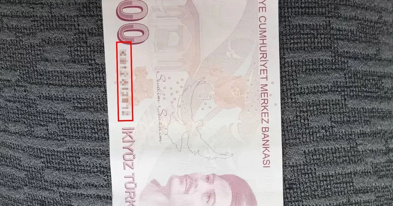 200 TL’lik banknotun seri numarası olay oldu: 100.000 TL verseniz de vermem