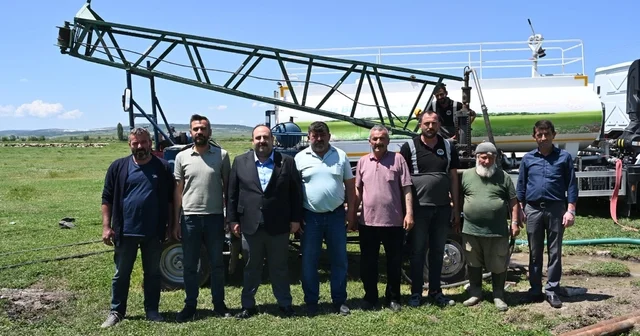 İnönü Belediyesi nden çiftçilere su desteği Eskişehir Haberleri