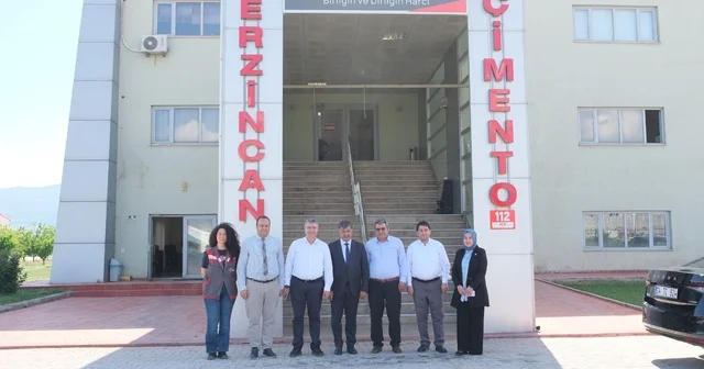 Erzincan Belediye Başkanı Bekir Aksun, çimento fabrikasını ziyaret etti Erzurum Haberleri