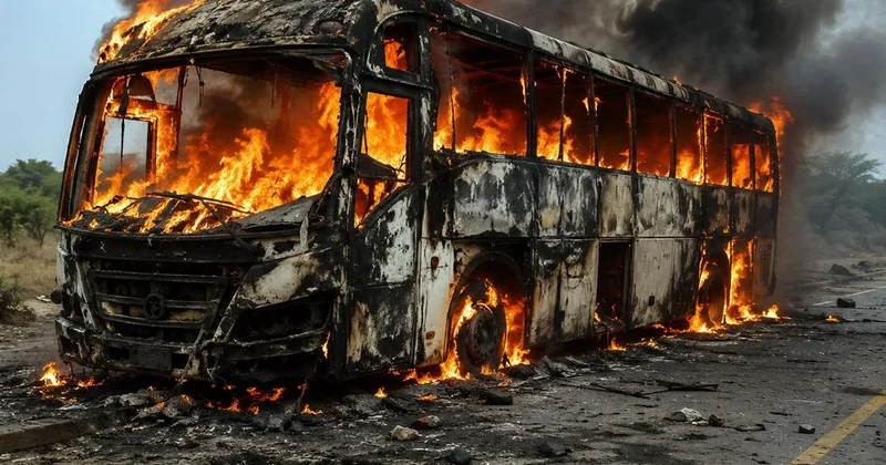 Nijerya da yola döşenen mayının patlaması sonucu 10 kişi öldü