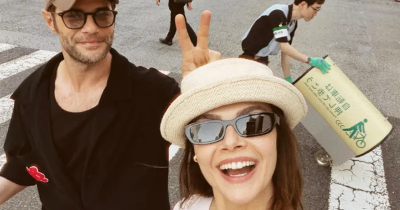 Sinem Ünsal ile Berk Cankat tan Japonya kaçamağı Magazin haberleri