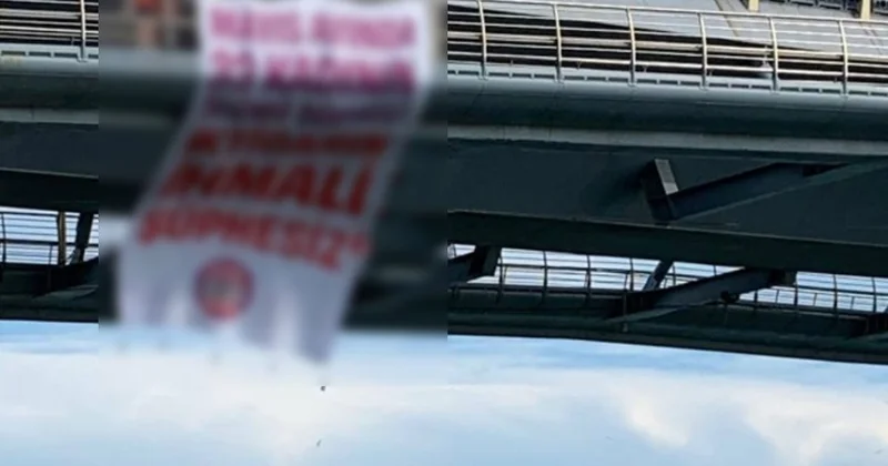 Kadınların astığı 6 satırlık pankarta herkes dönüp baktı Sözcü Gazetesi