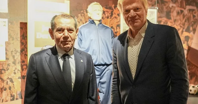 Bayern Münih efsanesi Oliver Kahn dan Dursun Özbek e ziyaret