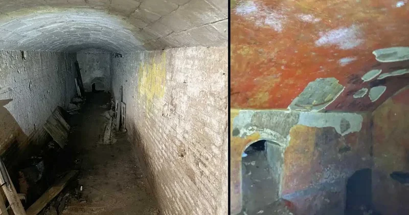 Okulun altında gizli bir şey var efsanesi gerçek çıktı, öğrenciler kilitli demir kapıyı açınca inanamadılar Sözcü Gazetesi