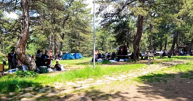 Bölgenin gözde tabiat parkı ziyaretçi akınına uğruyor Bilecik Haberleri