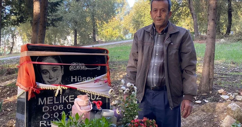 Kızının mezarından ayrılmıyordu! Kanserden hayatını kaybetti