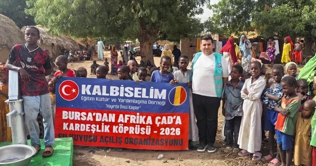 Afrikalı yetimlerin yüzü Kalbi Selim le güldü Bursalı Kalbi Selim, Afrikalı yetimlere moral oldu Bursa Haberleri