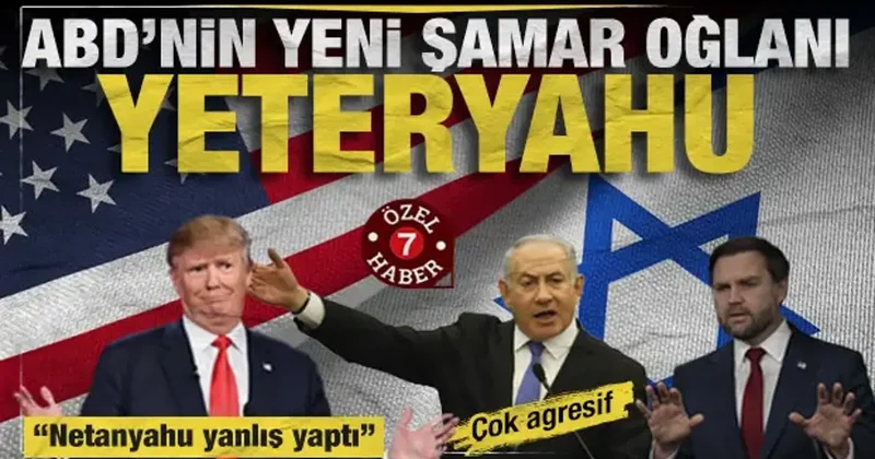 ABD İsrail arasında derin çatlaklar: Trump’tan sonra JD Vance de Netanyahu ya acımadı!