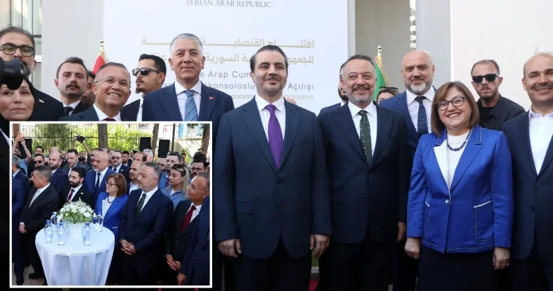 Gaziantep’te 15 yılın ardından Suriye Başkonsolosluğu açıldı Gaziantep Haberleri