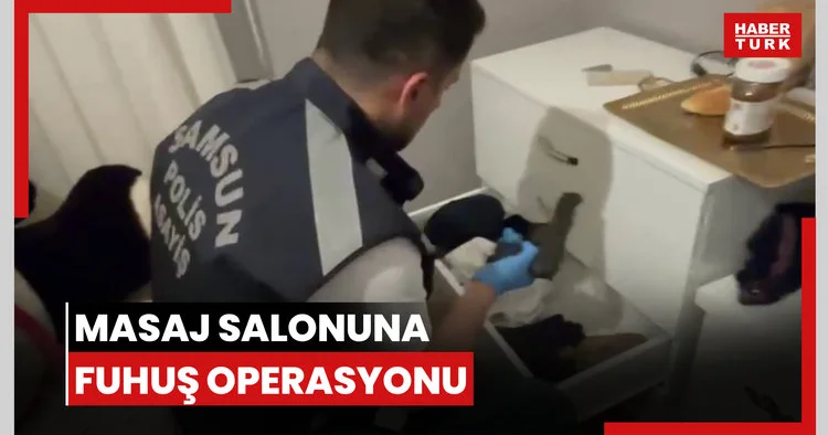 Masaj Salonuna Fuhuş Operasyonu