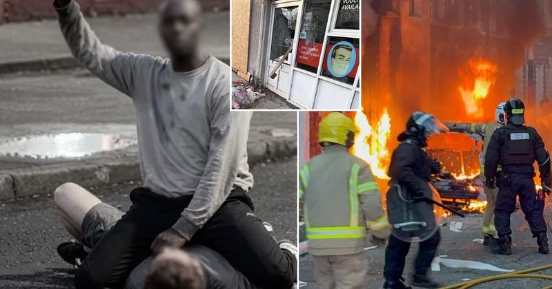 Kuzey İrlanda da Göçmen Karşıtı Olaylar Devam Ediyor
