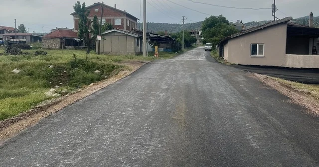 Gediz in Aşıkpaşa ve Yeşilova köylerinde sıcak asfalt sevinci Kütahya Haberleri