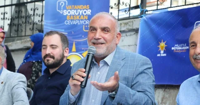 Canik Belediye Başkanı İbrahim Sandıkçı, mahalle toplantısına katıldı Samsun Haberleri