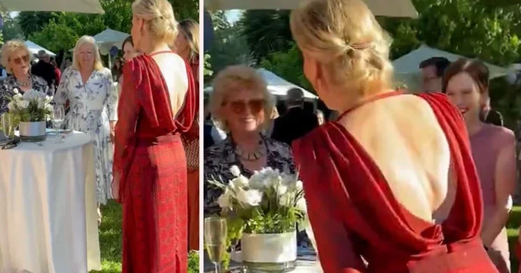 Etek boyunu bile ölçmeden giyinmezdi... Bütün katı kuralları topuklu ayakkabılarıyla çiğnedi: Ezber bozan sırt dekoltesi!