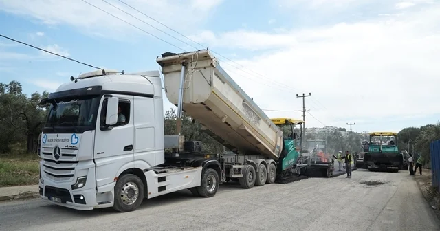 Balıkesir in dört bir yanında yollara Büyükşehir dokunuşu Balıkesir Haberleri