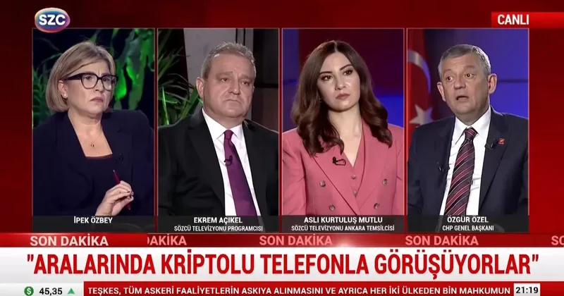 RTÜK ten Sözcü TV ye Özgür Özel in kriptolu telefon iddiaları nedeniyle ceza