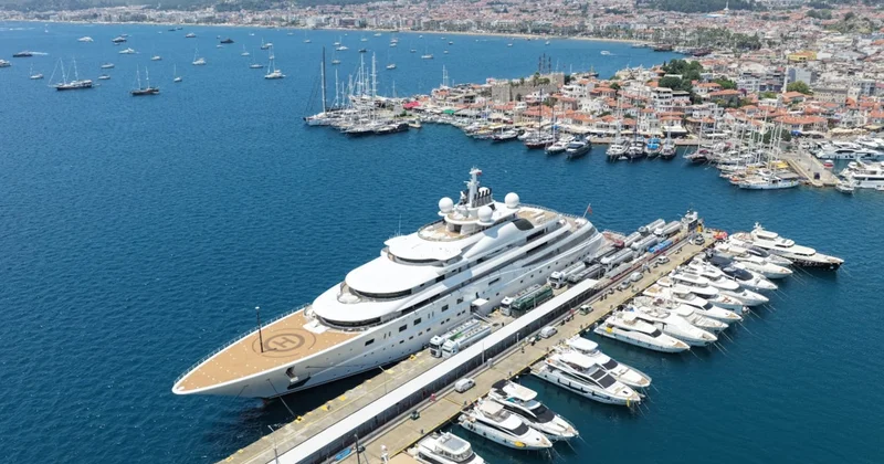 Şeyh Mansur un yarım milyarlık süper yatı Marmaris te; 30 milyon liralık ikmal yapıldı! Sözcü Gazetesi
