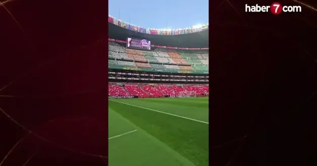 Mexico City Stadyumu, açılış karşılaşması için hazır durumda