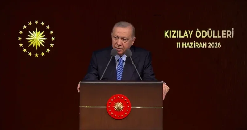 Cumhurbaşkanı Erdoğan, Türk Kızılay Ödülleri Töreni nde konuşuyor Gündem Haberleri
