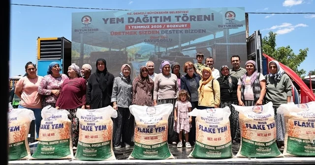 Denizli de 19 ilçede 32 bin çuval yem yetiştiriciyle buluştu Başkan Çavuşoğlu: Üreticimiz kazanacak, Denizli kazanacak Denizli Haberleri Habertürk Yerel Haberler