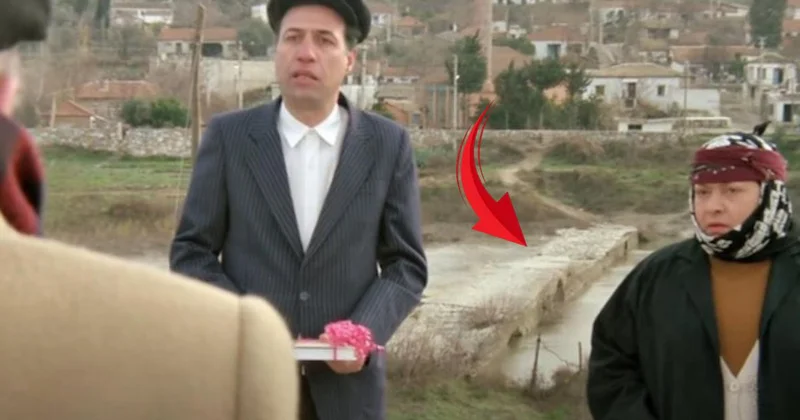 Kemal Sunal ın İnatçı filmine ev sahipliği yapan tarihi taş köprüyü yaktılar