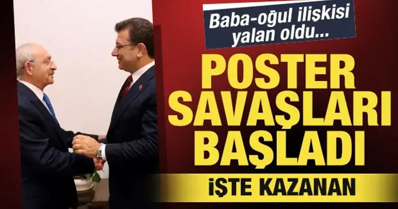 CHP İstanbul il binasında poster savaşı: İmamoğlu resmi iki kez indirildi