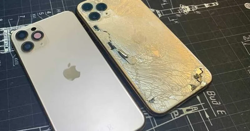 Rus erkekler son model iPhonelarını alır almaz matkapla deliyor Sözcü Gazetesi