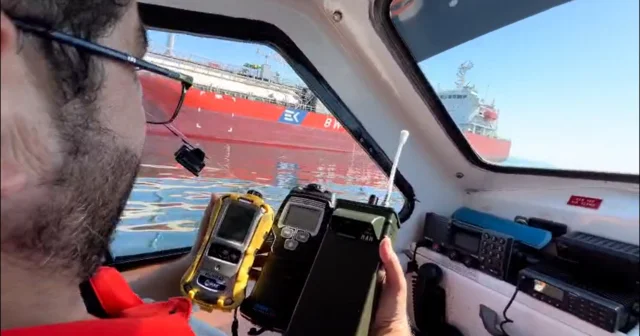Yalova Çınarcık ta hissedilen gaz kokusunun kaynağı tanker çıktı Yalova Haberleri Habertürk Yerel Haberler