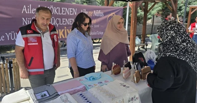 Bayburt ta şehit ve gazi ailelerinin el emeği ürünleri sergilendi Bayburt Haberleri Habertürk Yerel Haberler