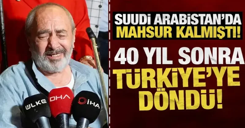40 yıllık hasret bitti! Türk vatandaşı Ali Baybaş, Türkiye ye getirildi