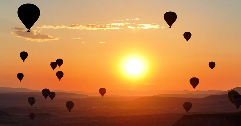 Kapadokya, eşsiz gün batımı manzarasıyla dünyada ilk sırada