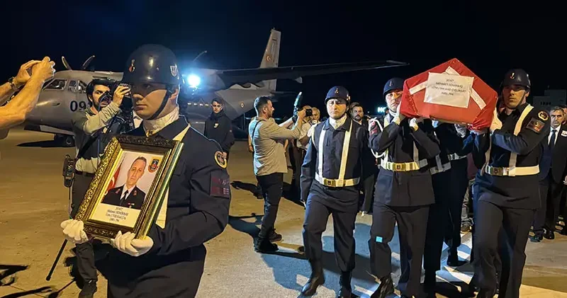 Şehit uzman çavuşun cenazesi, Samsun’a getirildi