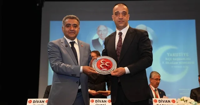 MHP Yakutiye ilçe kongresi yapıldı: Sinan Demir yeniden başkan Erzurum Haberleri Habertürk Yerel Haberler