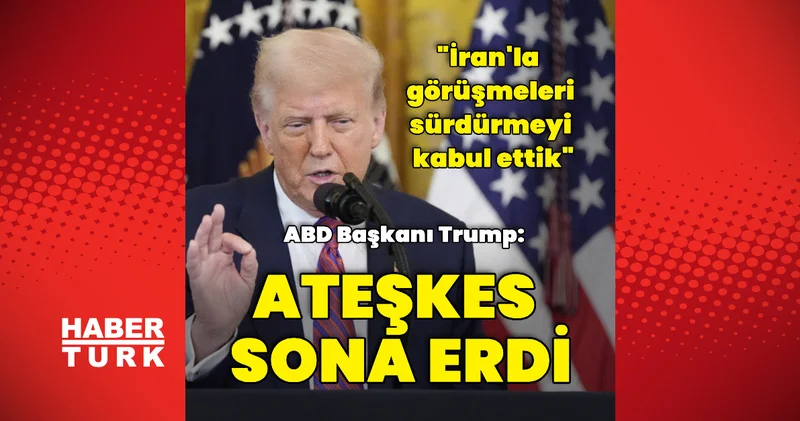 ABD Başkanı Trump: İran görüşmeye devam etmek istedi, kabul ettim Dış Haberler