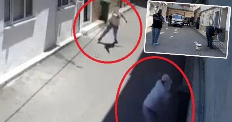 SON DAKİKA Silahlı çatışma kamerada... Sokakta kanlı son Bursa haberleri Son dakika haberleri