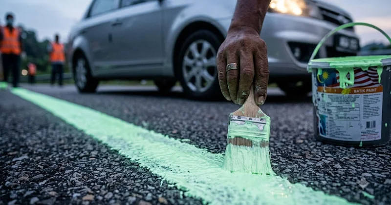 Yolları yeşil renge boyuyorlar ama bunun gizli bir bedeli var Sözcü Gazetesi