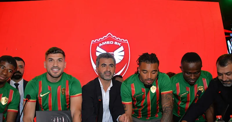 Amedspor da 5 yeni transfere imza töreni düzenlendi!