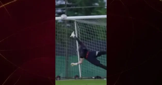 Muhammed Salah bildiğiniz gibi: Antrenmanda attığı gol gündem oldu
