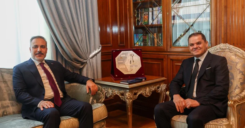 Bakan Fidan, Libya Ulusal Birlik Hükümeti Başbakanı Dibeybe ile görüştü