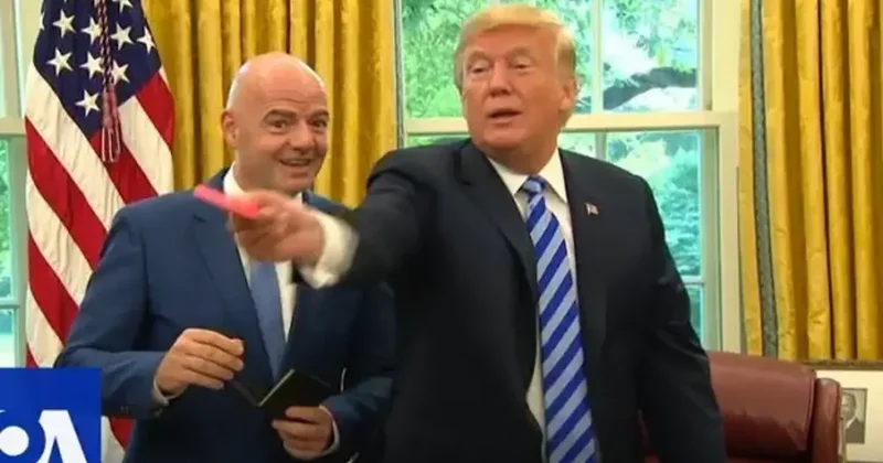 Donald Trump Gianni Infantino ya sahip çıktı!