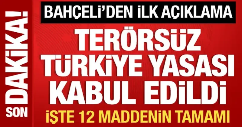 Son Dakika: Terörsüz Türkiye yasası Meclis te kabul edildi: İşte 12 maddenin tamamı
