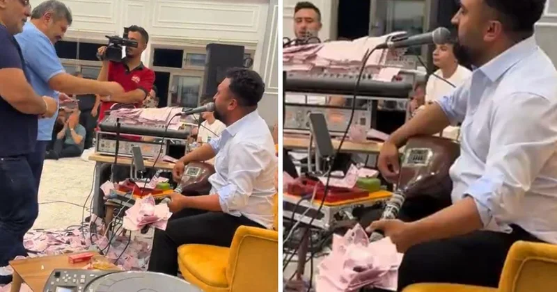 Yeter” dedi, kimse dinlemedi! Bahşiş vermek için birbirleriyle yarıştılar